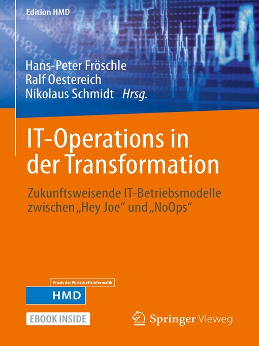 Title details for IT-Operations in der Transformation by Hans-Peter Fröschle - Available